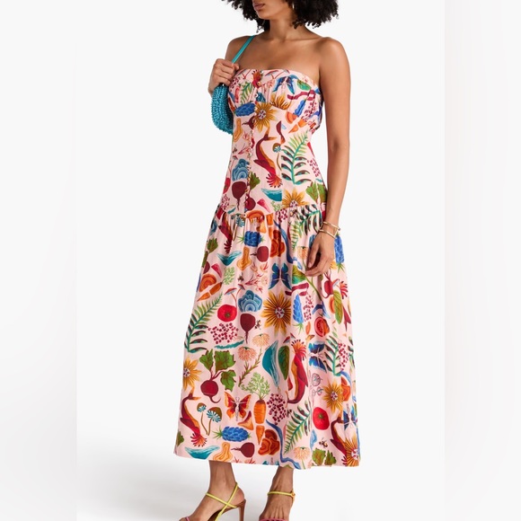 FARM Rio Dresses & Skirts - Farm Rio Printed Floral drop waist dress size XS